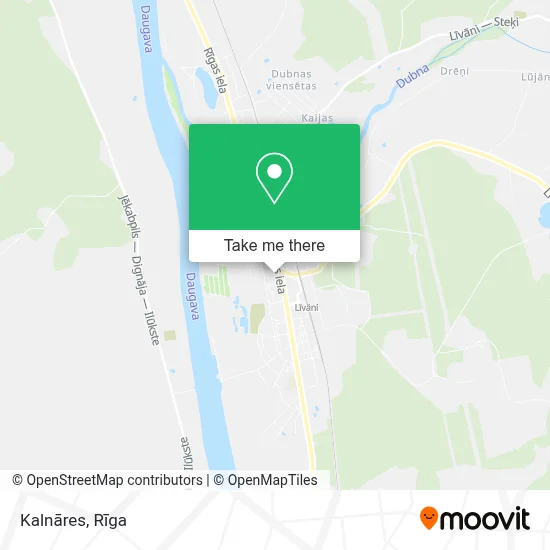 Kalnāres map