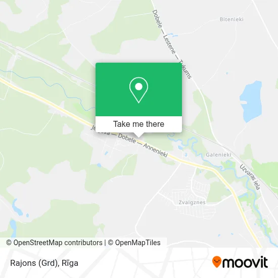 Rajons (Grd) map