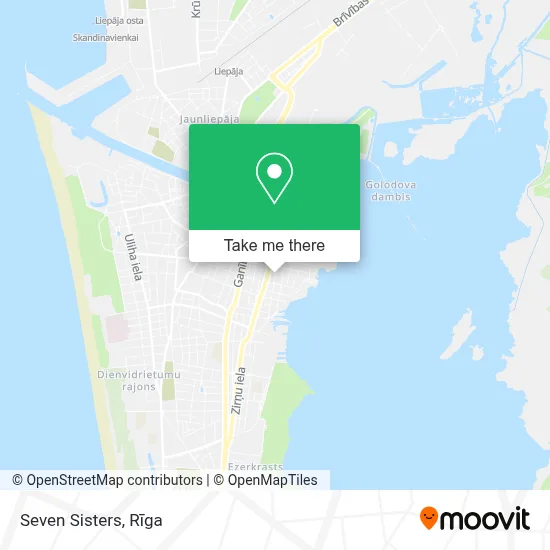 Seven Sisters map
