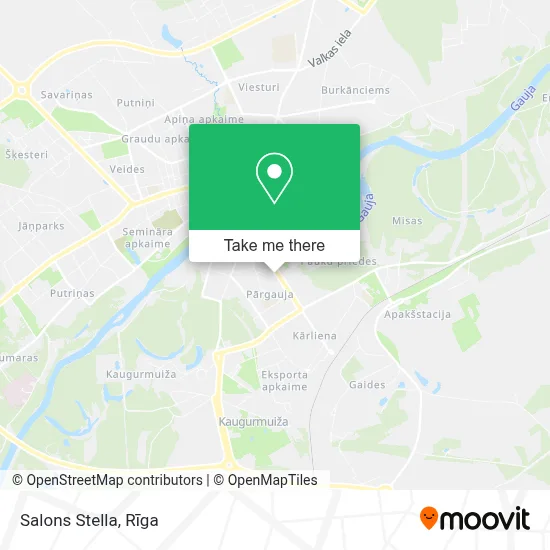 Salons Stella map