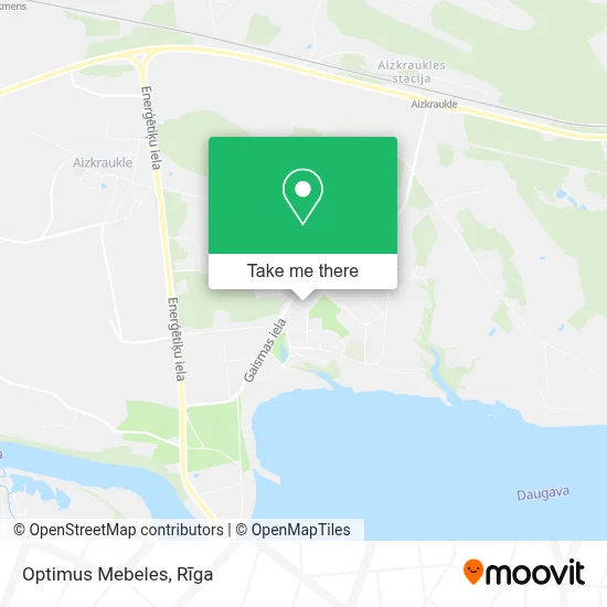 Optimus Mebeles map