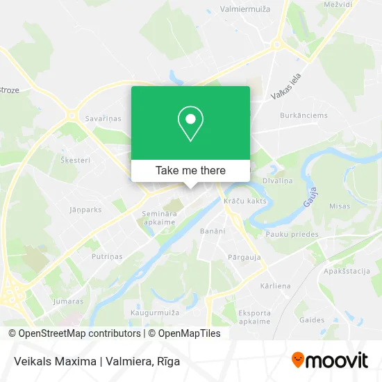 Veikals Maxima | Valmiera map