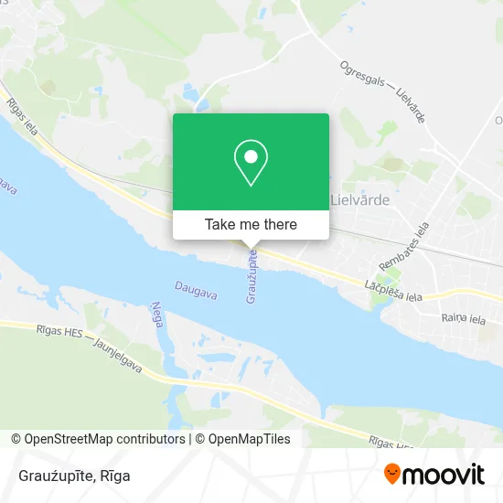 Grauźupīte map