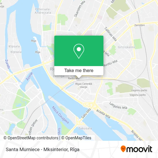 Santa Murniece - Mksinterior map