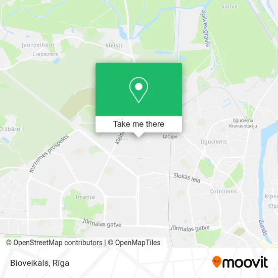 Bioveikals map