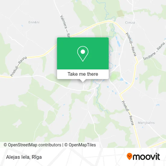 Alejas Iela map