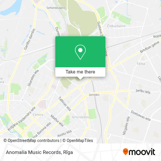 Anomalia Music Records map