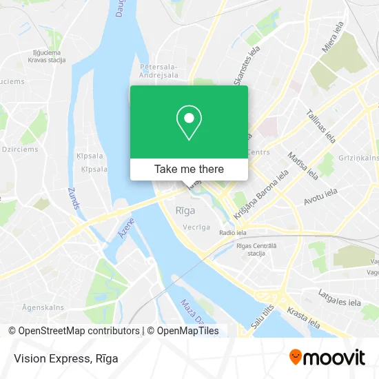 Vision Express map
