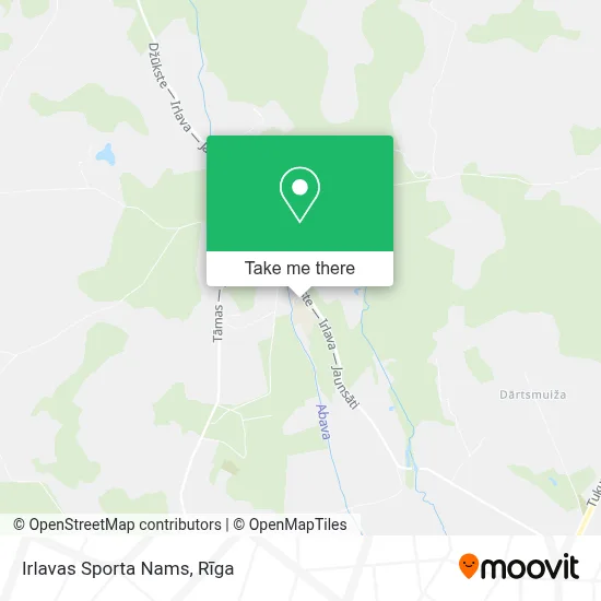 Irlavas Sporta Nams map