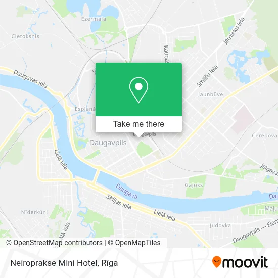 Neiroprakse Mini Hotel map
