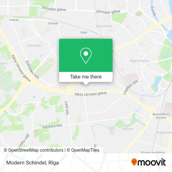 Modern Schindel map