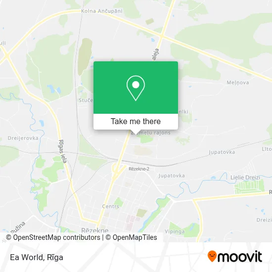 Ea World map