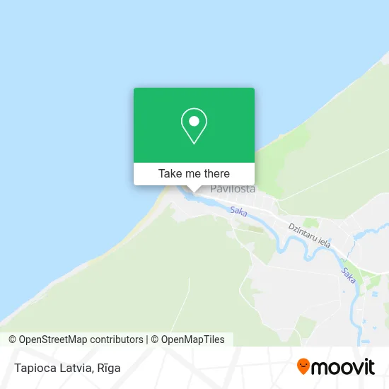 Tapioca Latvia map