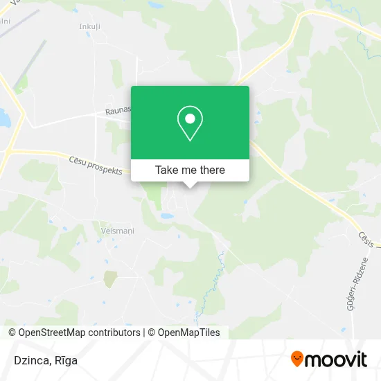 Dzinca map