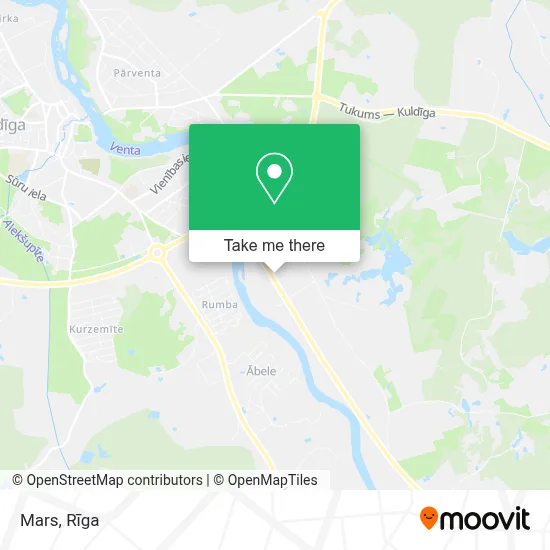 Mars map