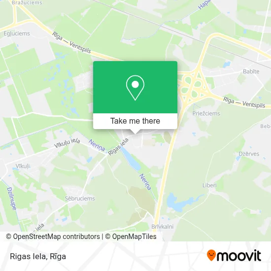 Rigas Iela map