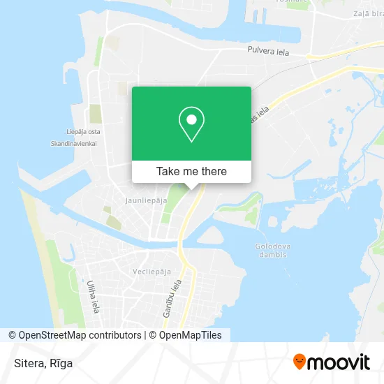 Sitera map