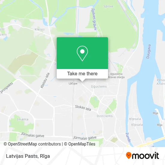 Latvijas Pasts map