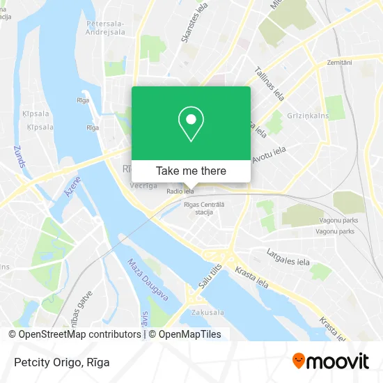Petcity Origo map