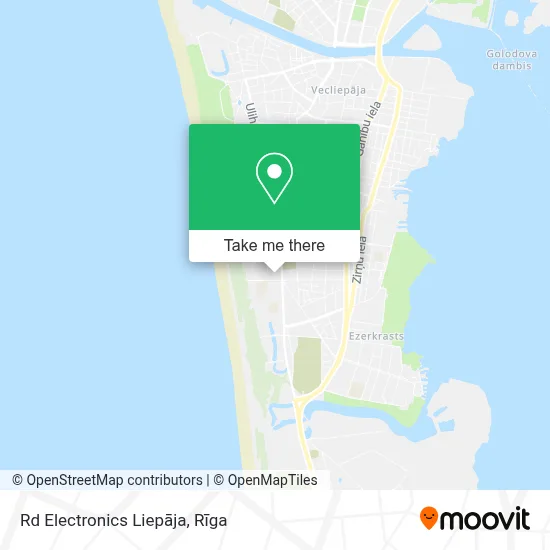 Rd Electronics Liepāja map