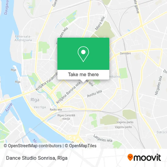 Dance Studio Sonrisa map