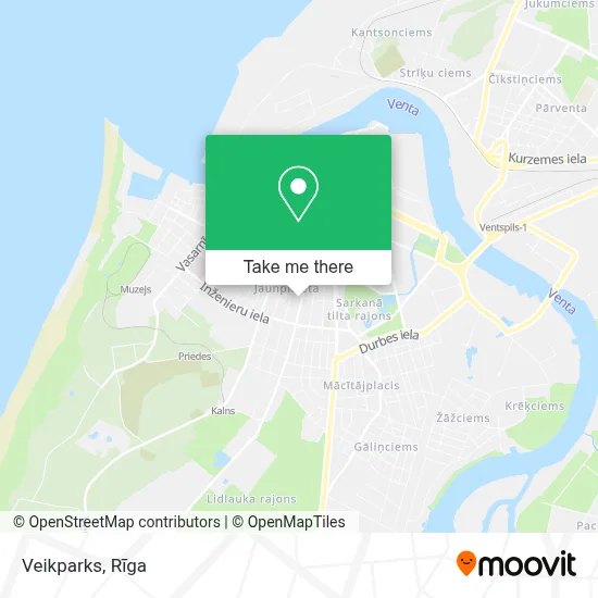 Veikparks map