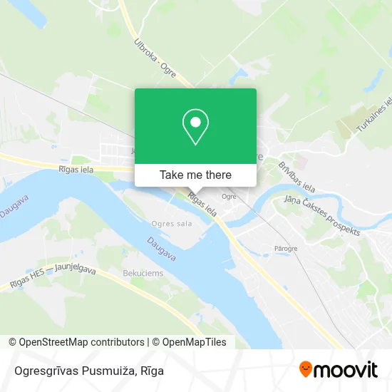 Ogresgrīvas Pusmuiža map