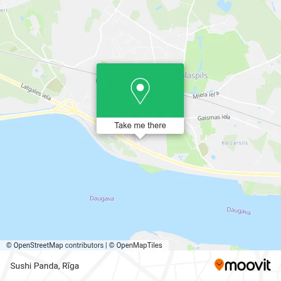 Sushi Panda map