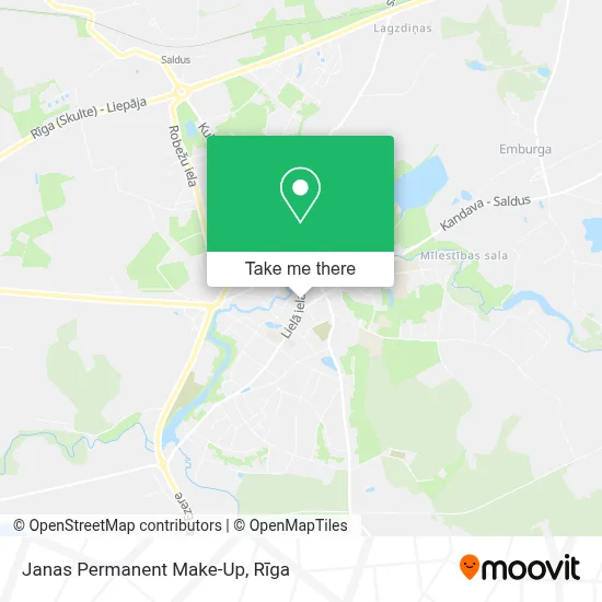 Janas Permanent Make-Up map