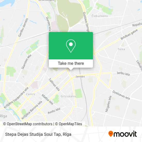 Stepa Dejas Studija Soul Tap map