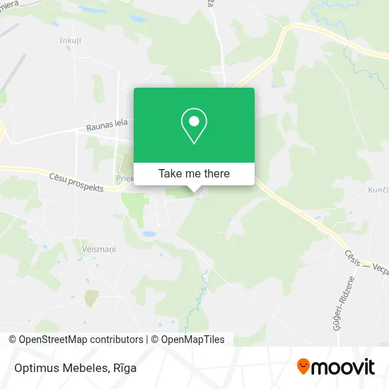 Optimus Mebeles map