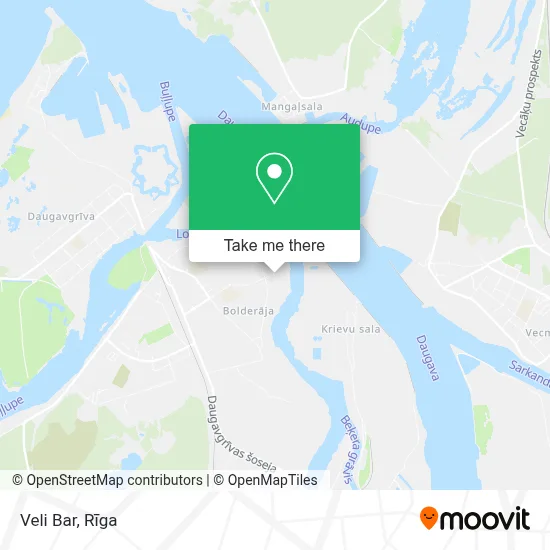 Veli Bar map