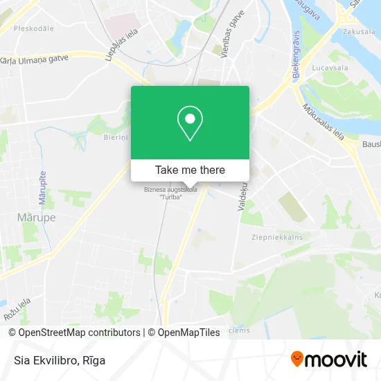 Sia Ekvilibro map