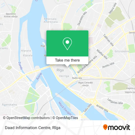 Daad Information Centre map
