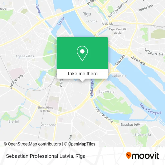 Sebastian Professional Latvia map
