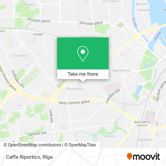 Caffe Riportico map