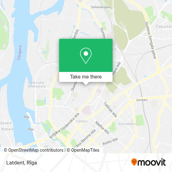 Latdent map
