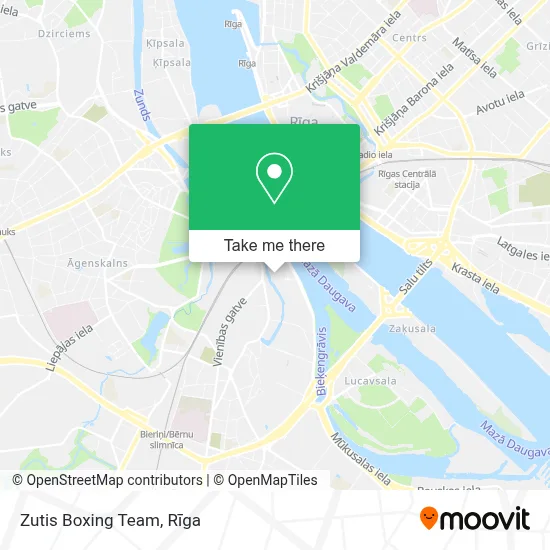 Zutis Boxing Team map