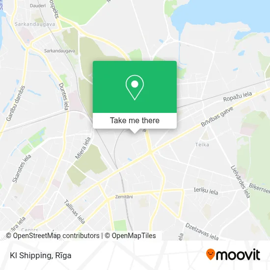 Kl Shipping map