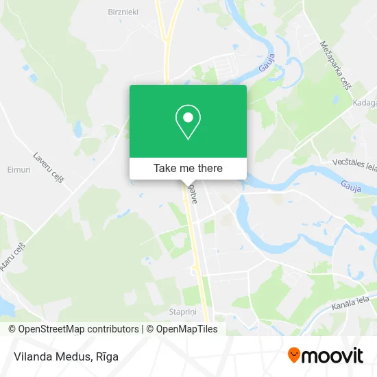 Vilanda  Medus map