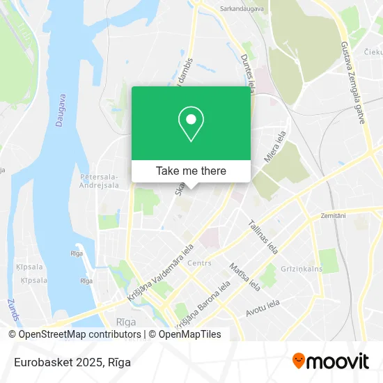 Eurobasket 2025 map
