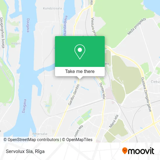 Servolux Sia map