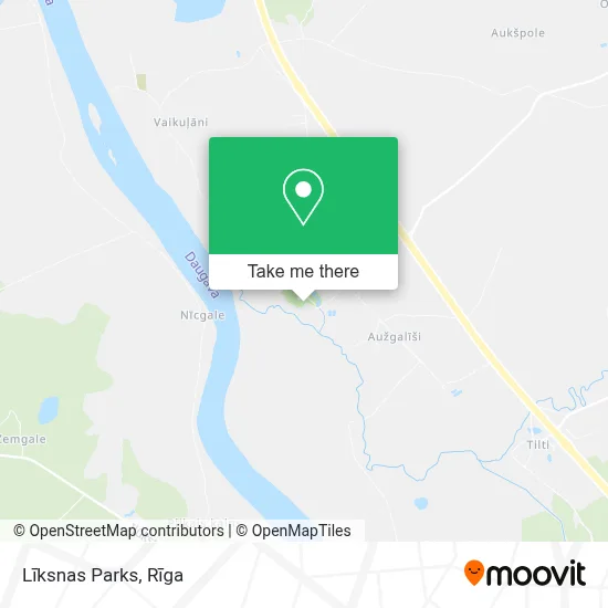 Līksnas Parks map