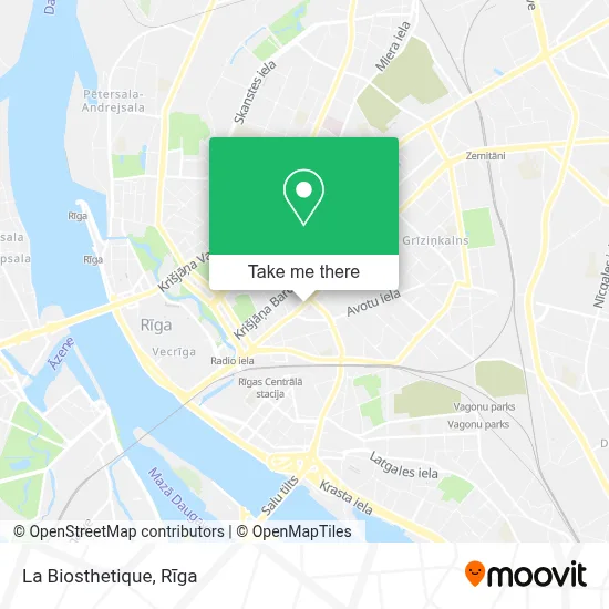 La Biosthetique map
