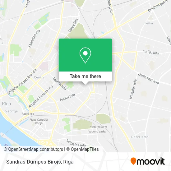 Sandras Dumpes Birojs map