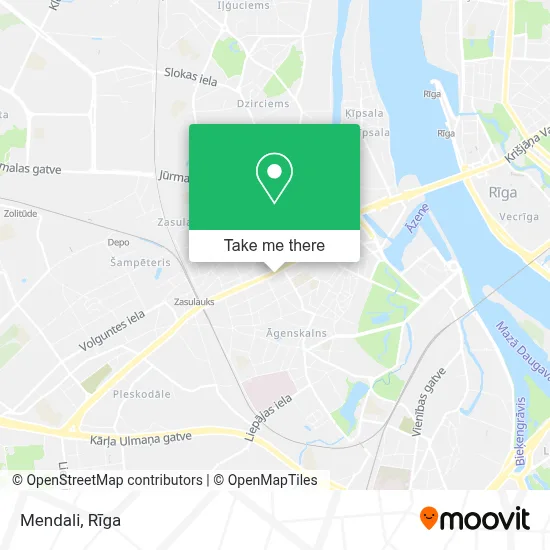 Mendali map