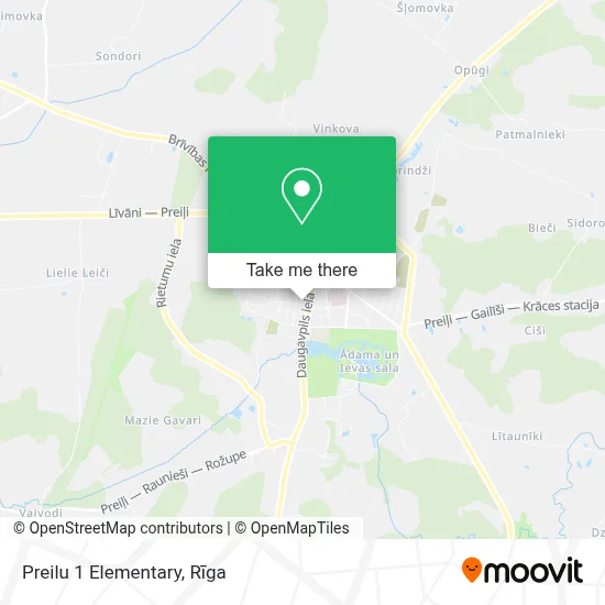 Preilu 1 Elementary map