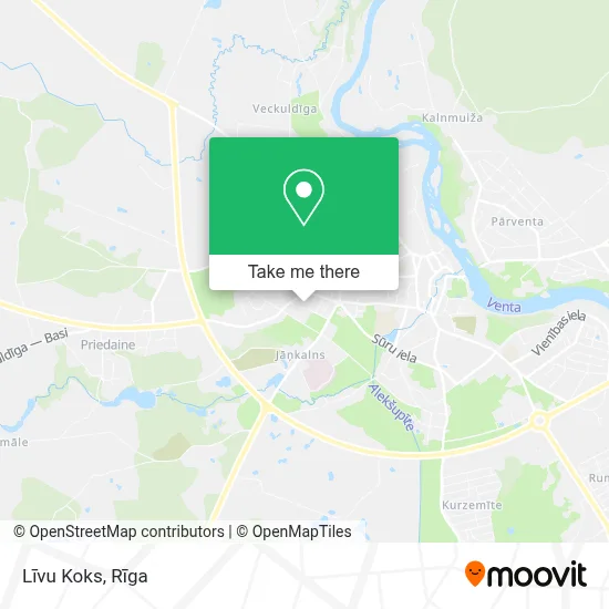 Līvu Koks map