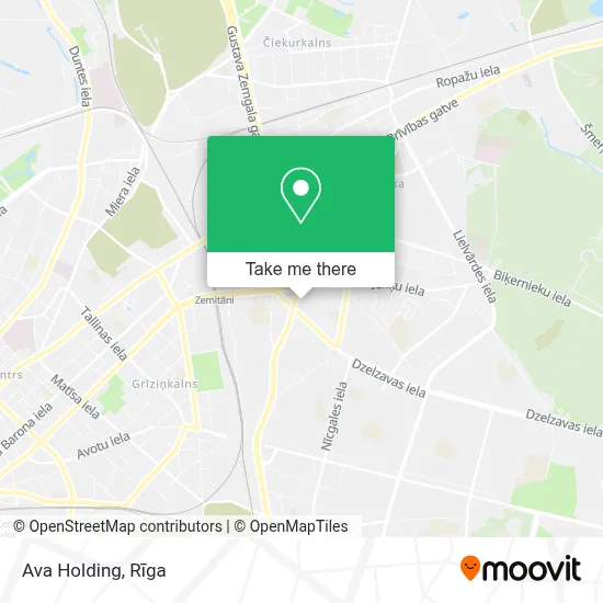 Ava Holding map