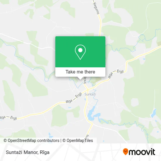 Suntaži Manor map